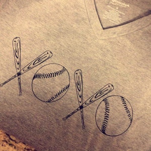 Download XOXO baseball and bat SVG Love baseball for cricut and | Etsy