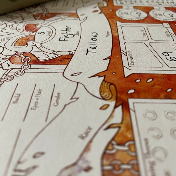 Fireforged Character Sheets - D&D 5e - Etsy