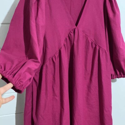 Puff Sleeve Peplum Dress Sewing Pattern - Etsy