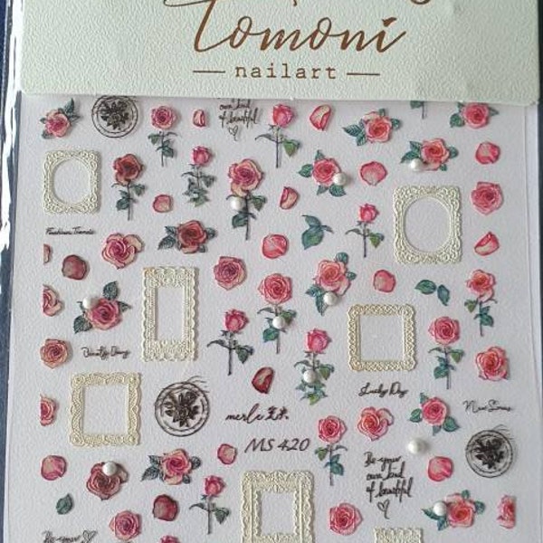 Cute Nail Stickers, Cute Nail Art, Kawaii Nail Decal, Star Nail Decals