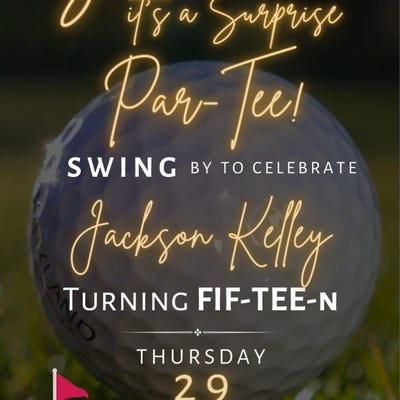 Birthday Weekend Itinerary Invitation Black and Gold. Digital Animated ...