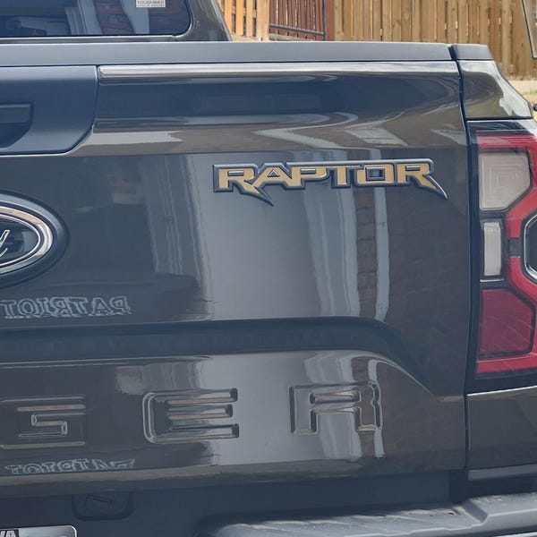 2024-2026 Ford Ranger Raptor Tailgate Inlays - Vinyl Decals Stickers ...