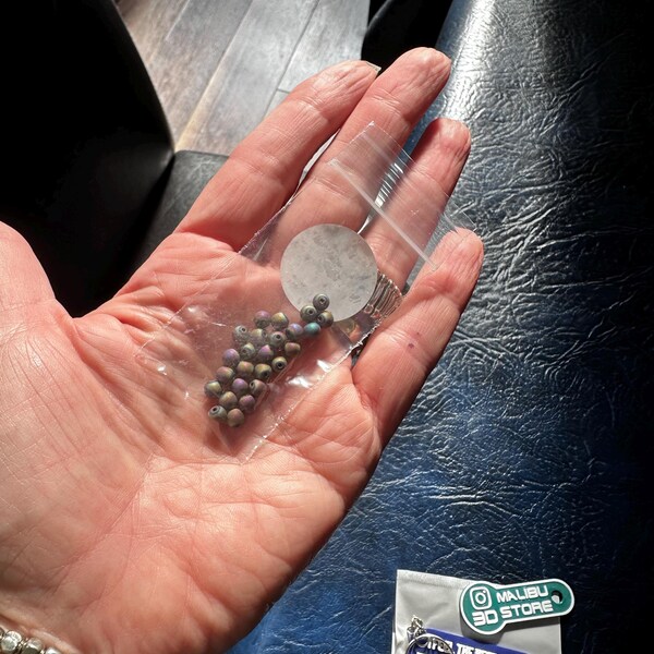 Natural Blue Green Abalone Moon Shell Beads Square 15 - 25 Mm Approx ...