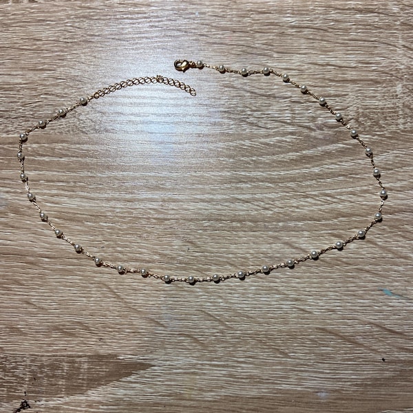 18k Gold Filled Disc Chain Necklace, Sequin Chain Necklace, Round Disc ...