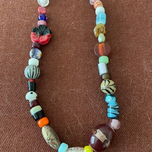 Lot Tribal Ethnic Assortment Glass Rainbow Beads-sample Glass Beads ...