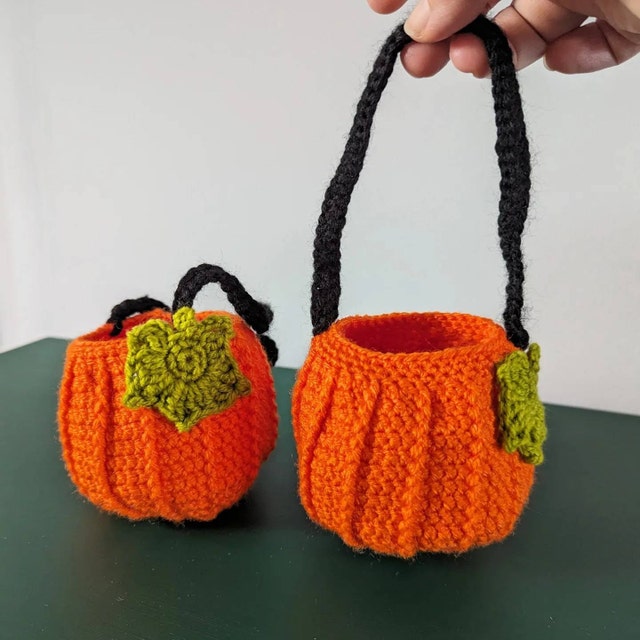 Finnacy Crochet Halloween Pumpkin Bag Kit For Beginners, 1...