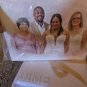 Emily added a photo of their purchase