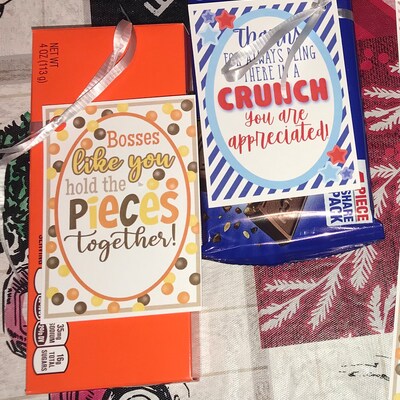 Crunch Appreciation Printable Tag Printable Crunch Tags Staff Team in a ...