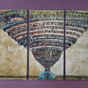 O Mapa do Inferno A Divina Comédia, Sandro Botticelli, Cartaz