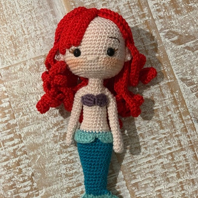Amigurumi Pattern Crochet Doll Princess Mermaid PDF Englishus Terms ...