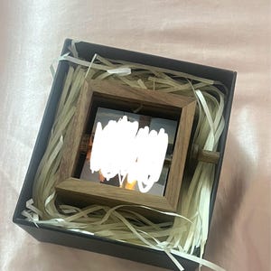 Personalized Photo Flipbook Animation Box, Custom wooden Photo Book ,Custom Crank Photobox Picture Box ,Creative Anniversary Valentine gifts