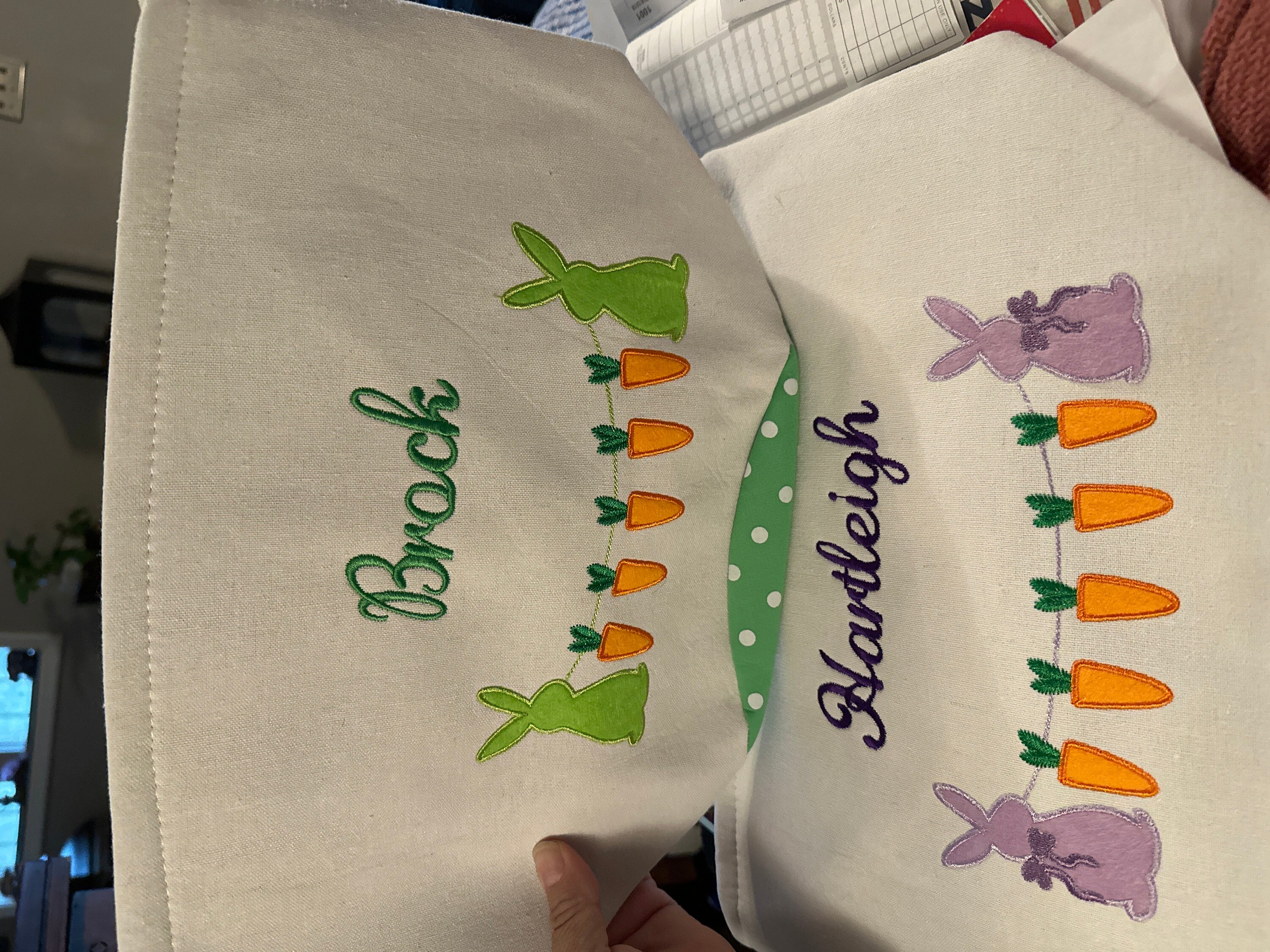 Easter basket, Personalized Easter Basket, monogram easter basket, girls basket, boys basket, girls easter basket, embroidered, rabbit