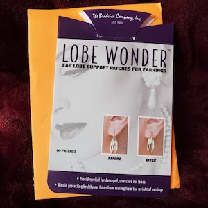 LOBE WONDER Earring Support Patches for Damaged Stretched and Torn