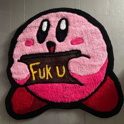 Custom Rug kirby Meme - Etsy