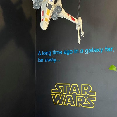 Star Wars Decal Quote : 'A Long Time Ago in a Galaxy Far Far Away ...