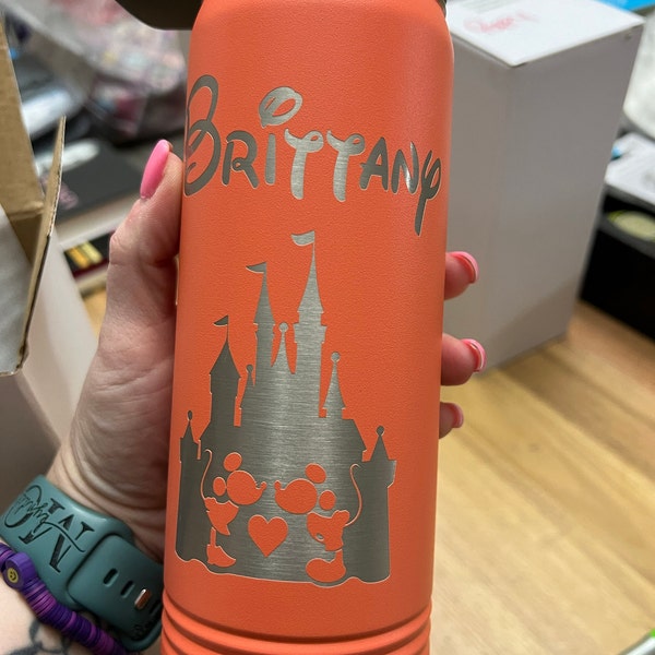 Personalized Kids Water Bottle With Straw, Back to School, 12 or 20oz ...