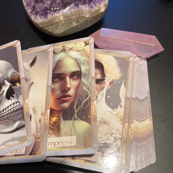 Tarot Card Deck, Tarot Deck With Guidebook, 78 Card Tarot Deck, Beginner Tarot Deck, Luce Dell