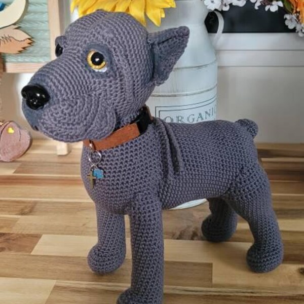 Cane Corso Dog Crochet Pattern - Etsy