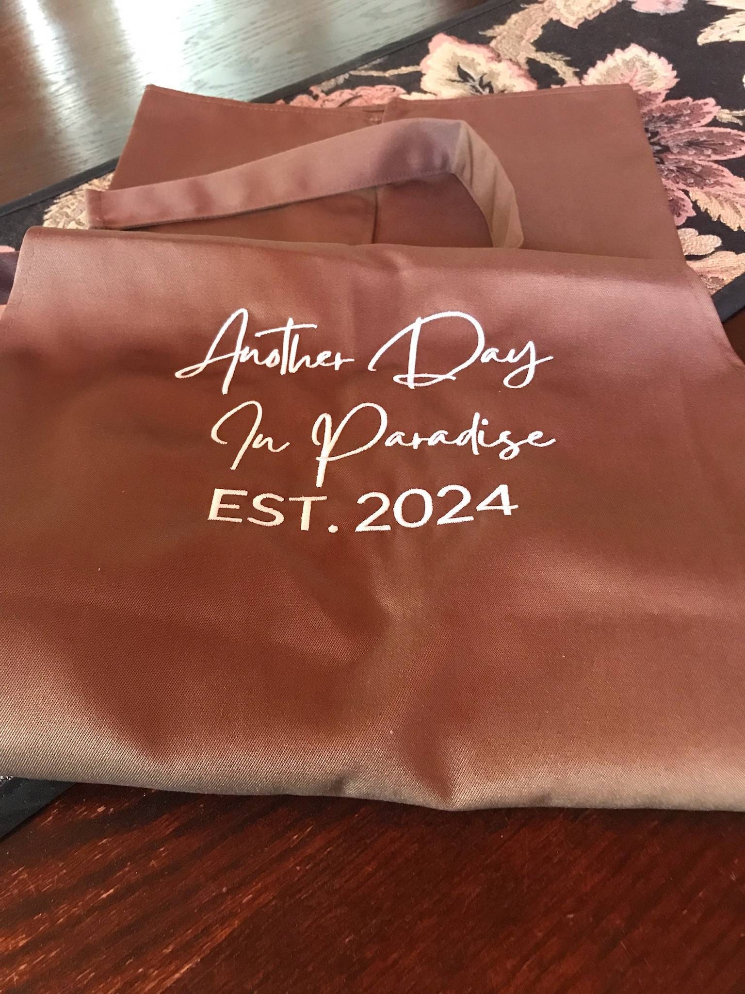 Embroidered Apron Custom - Personalized Cooking Apron for Woman Man Kid with Pockets - Kitchen Apron Apron with Name - Chef Gift