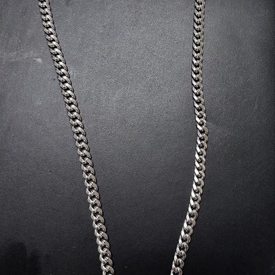 SOLID 10k Real Gold Miami Cuban Link Chain Necklace 6.2mm 26 - Etsy