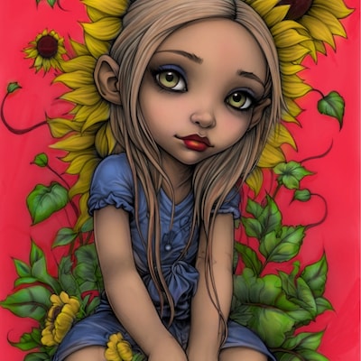 Cute Fairy Princesses Coloring Pages, Grayscale Coloring Page, Fantasy ...