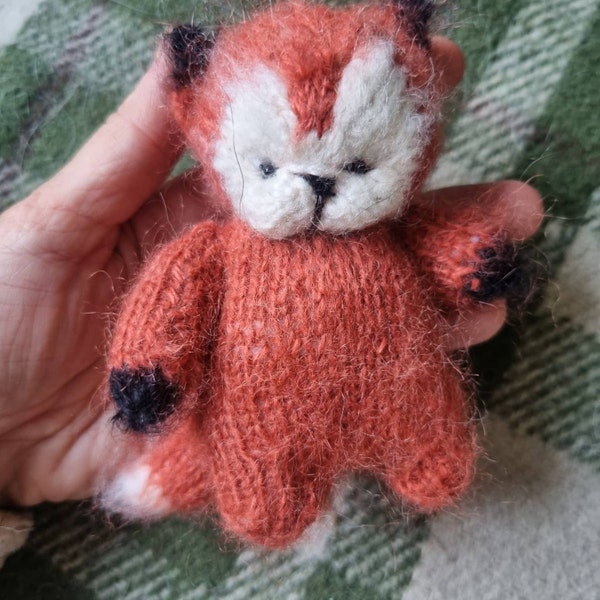 FOX Knitting PATTERN Pdf, Knitted Animal Toy Tutorial - Etsy Canada