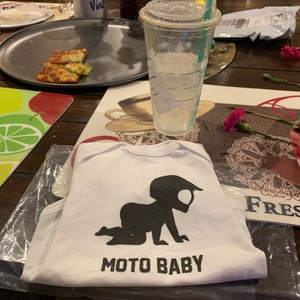 Haut Bébé Gymboree Motif Moto 🏍️ | Taille 3-6 Mois | Neuf Avec étiquette | « I Do My Own Stunts »