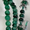 K-KED Natural 8/10/12mm Green Jade Round Gemstone Beads Pendant Necklace 18" AAA-8 Mm-16 In - Foto 10