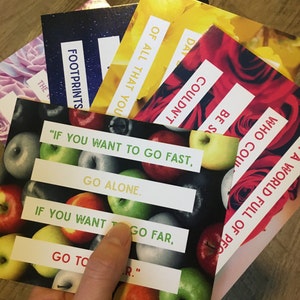 True Colors Series Kind Cards Postcard 14-card Collection Encouraging ...