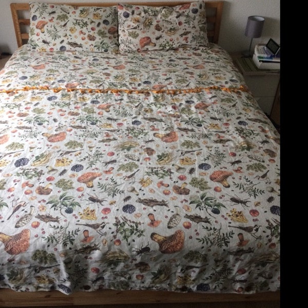Mushroom Dream 3-Piece Quilted Bedding Set NCU0NVH102