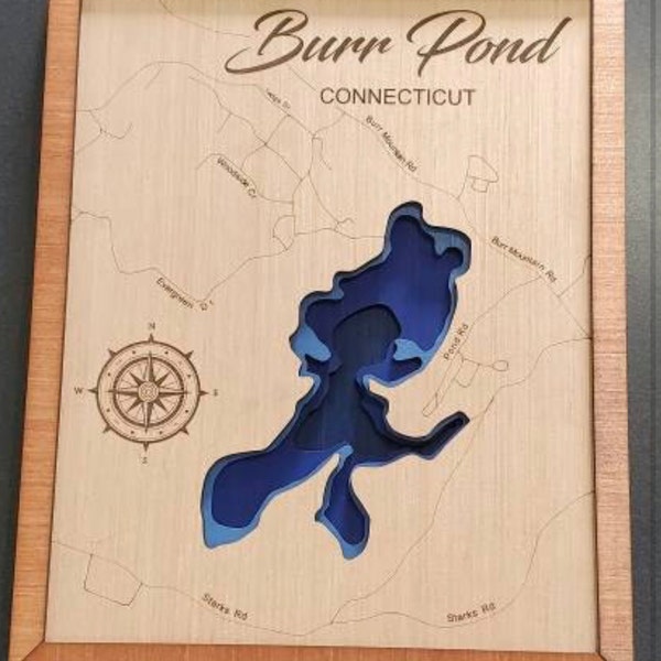 Lake Tahoe Depth, Nevada Depth Map Any Lake, Pond, or Reservoir