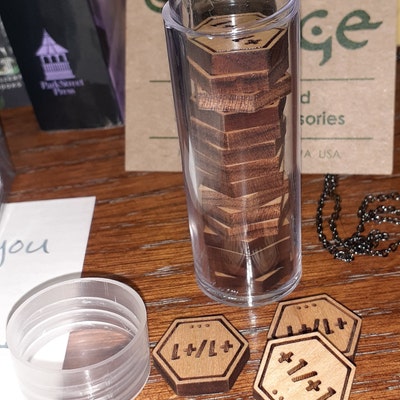 Wooden 1/1 or 1/1 Counters for Magic: the Gathering - Etsy UK