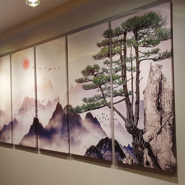 Japanese Wall Art Mountain Print Art Japan Print, Mountain Canvas Art Japan  Home Decor Asian Wall Decor - Etsy