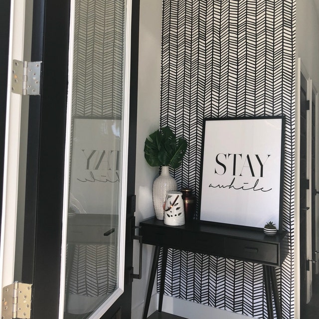 Dalmatian removable wallpaper / cute self adhesive wallpaper / Etsy