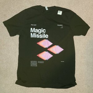 Magic Missile Spell T-shirt - Etsy