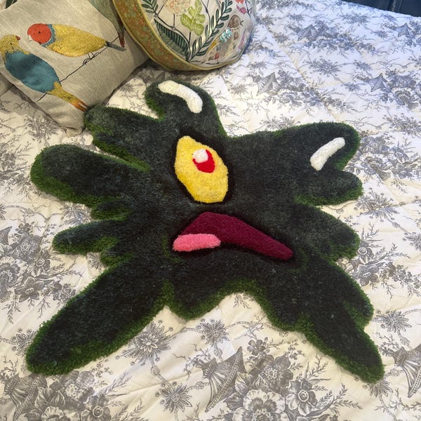 Plankton Rug Squished Plankton Rug - Etsy