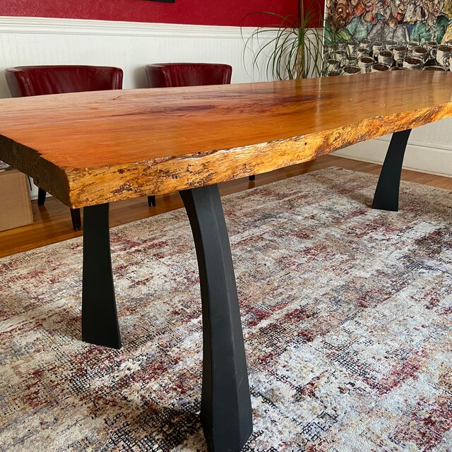 Live edge metal square sofa table leg sale 30302