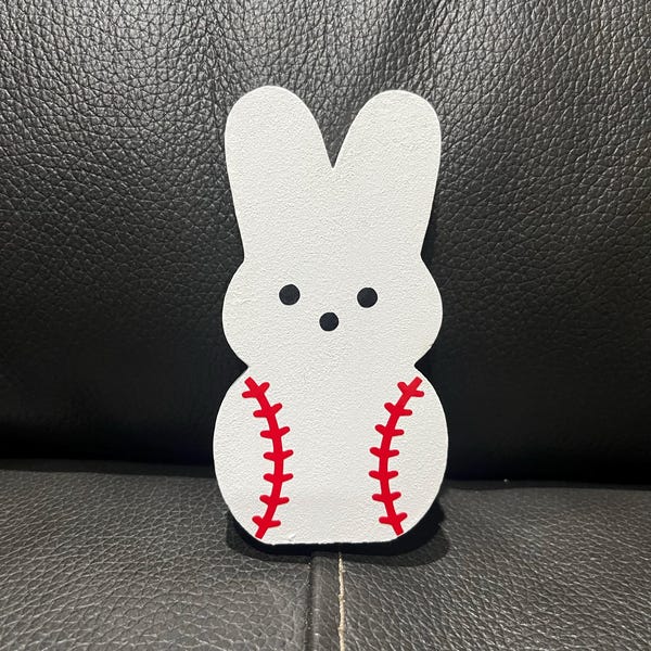 Frazzled BUNNY Standing Faux Fur Spring Decor I’m Fine It’s Fine Gift ...