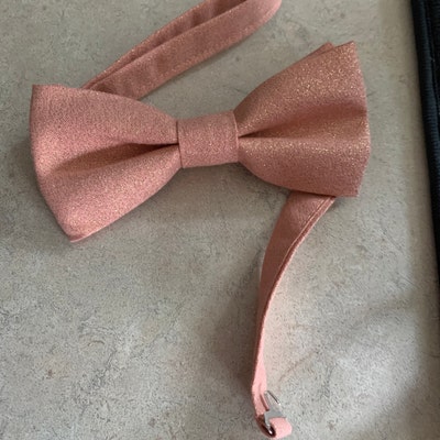 Rose Gold Bow Tie Wedding Bowties Mens Bow Tiegrooms Bow - Etsy