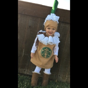 Halloween costume Frappuccino Coffee Kid's Costume | Etsy
