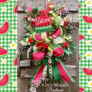 Welcome POPSICLE Watermelon SIGN Wall Art Door Hanger Plaque Pool ...