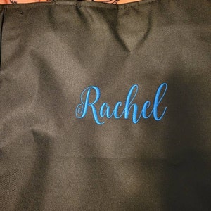 Personalized Bridesmaid Gift Bag With ZIPPER, Embroidery Tote ...