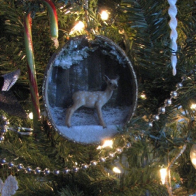 Hand-crafted nature inspired ornaments for home by HolidayHeather