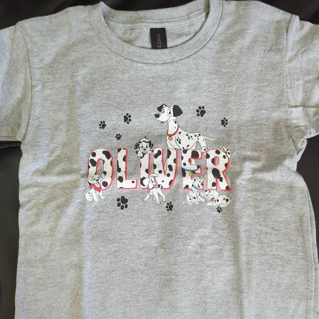 T-shirt 101 Dalmatiens Pongo - Marque Gildan, Unisexe Adulte, Neuf Sans étiquettes