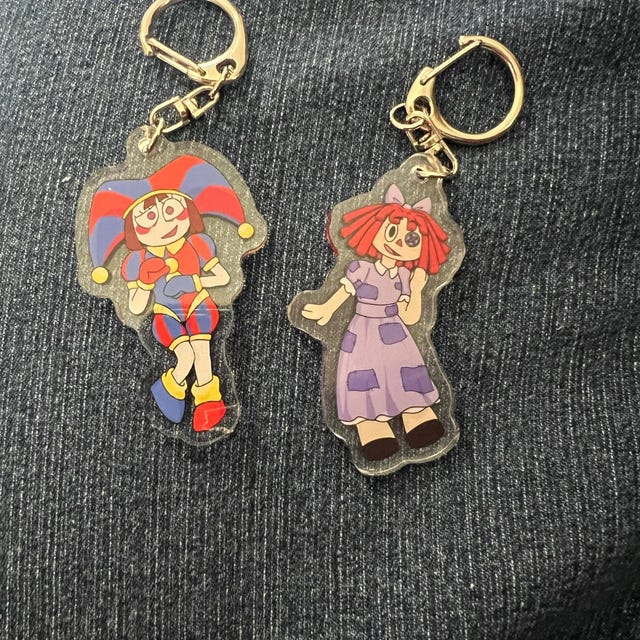 ポムニ＆ラガサ アクリルキーホルダー – アメイジングデジタルサーカス