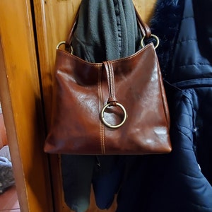 Leather Bag Handmade Leather Doctor Style Bag Handbag Woman | Etsy