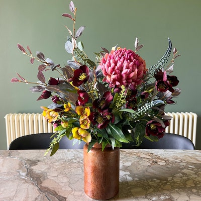 Artificial Sea Holly, Artificial Thistle, Pink Sea Holly, Pink Thistle