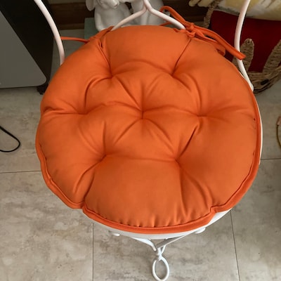 Chair Cushions With Ties/ Round Chair Seat Cushion/chair Pad With Ties ...