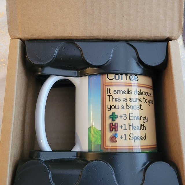 Newtee 4 Poulets Stardew Valley Tasse En Céramique Blanche Pour Tasse À Café Pour Le Thé