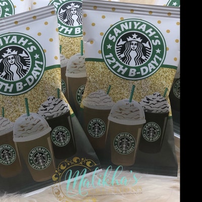 Starbucks Label Printables, Personalized Starbucks Labels, Starbucks ...